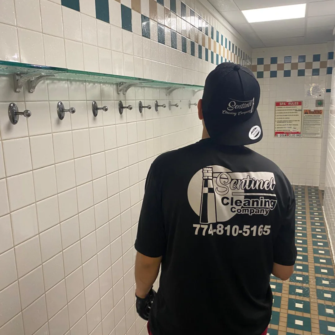 Sentinel Cleaning professional team member at work